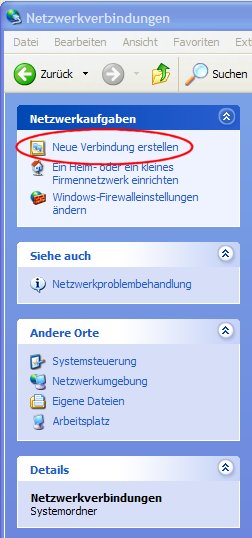 Neue Verbindung erstellen